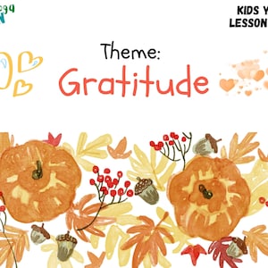 Kids Yoga Lesson Plan - Gratitude