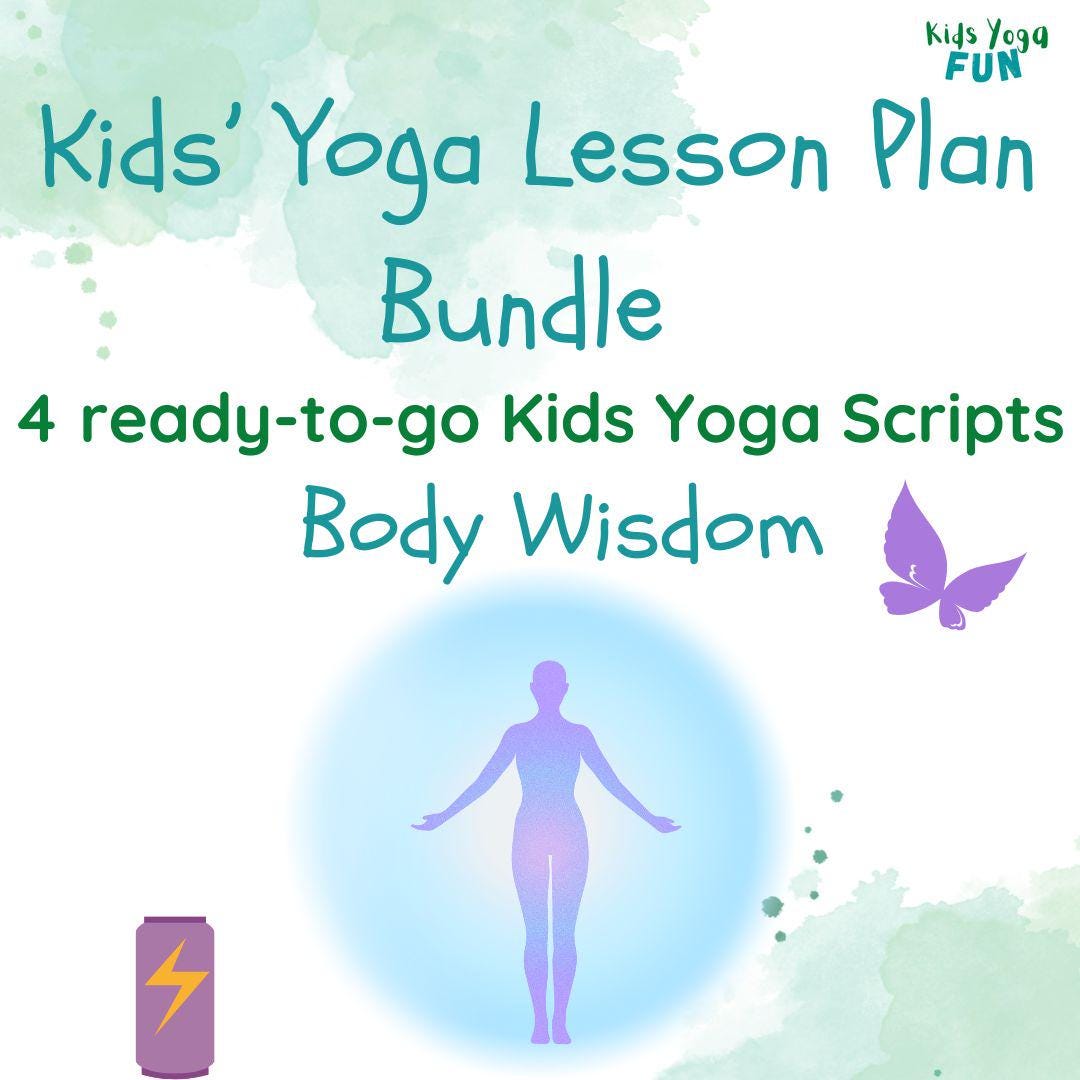 Kids' Yoga Lesson Plan Bundle - Body Wisdom - Etsy