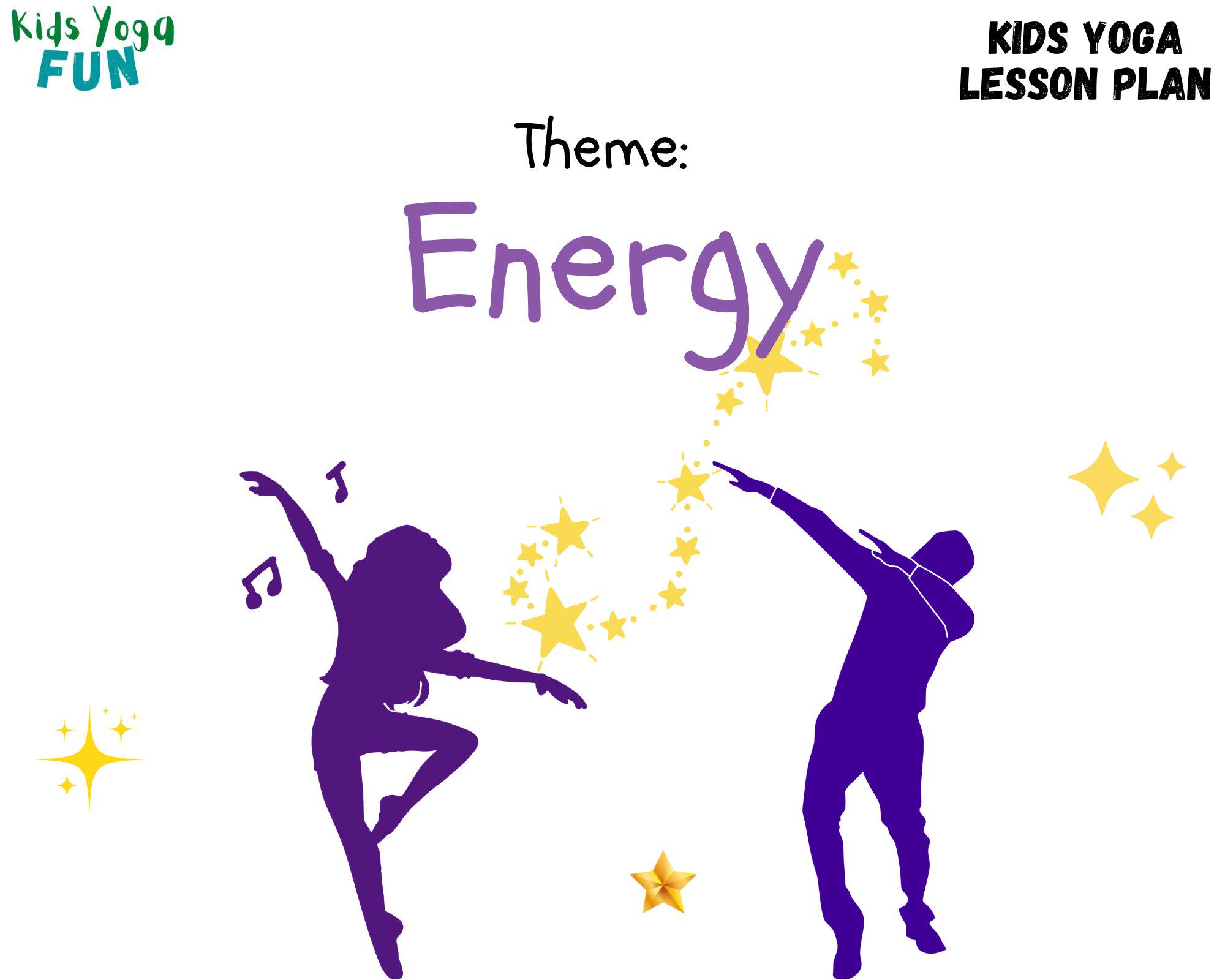 Kids Yoga Lesson Plan - Energy - Etsy