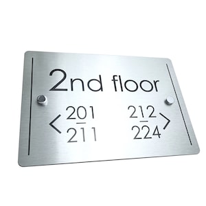 kundenspezifische Richtungsschilder, Hotelrichtungsschilder, Pfeilschild, Hotel-Etagenschild, Hotel-Flurschilder, Richtungsschild für Hoteltür