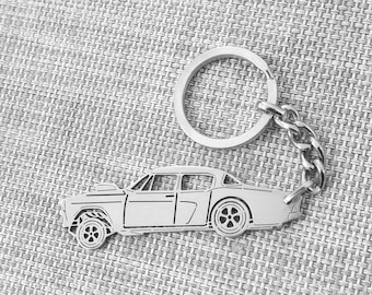 birthday gift for boyfriends car keychain  with Personalized Name, Gift for Him, Custom keychain , Chevy Gassers side