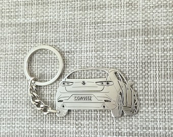 birthday gift for boyfriends car keychain  with Personalized Name, Gift for Him, Custom keychain , Mazda 3 2024 hatchback