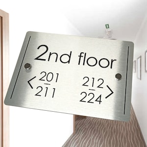 directional signs custom, Hotel directional signs, Arrow sign, hotel floor sign, hotel hallway signs, directional sign for hotel doorway