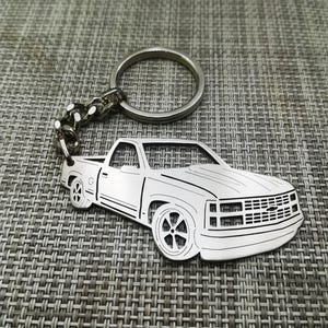 Christmas gifts car keychain  with Personalized Name, Gift for Him, Personalized Fan Key Ring ,Chevy c1500 1994