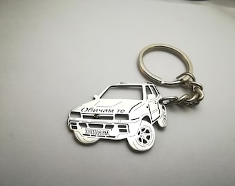 Geburtstagsgeschenk für Freunde Auto Schlüsselanhänger mit personalisierten Namen, Geschenk für ihn, benutzerdefinierte Schlüsselanhänger, Ford Maverick Schlüsselanhänger