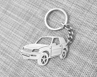 birthday gift for boyfriends car keychain  with Personalized Name, Gift for Him, Custom keychain , Toyota RAV4 MK1 1994