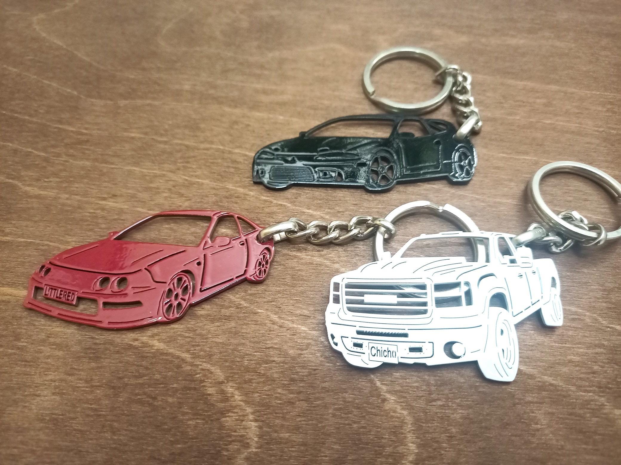 Portachiavi In Pelle Per Auto Con Cacciavite – Regalo Per Proprietari Di Chevy Camaro SS – Accessori In Metallo E Pelle