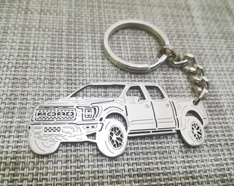 Llavero de coche con nombre personalizado, regalo de cumpleaños para novios, Ford Raptor 2022