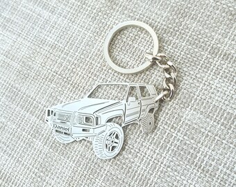 Christmas gifts car keychain  with Personalized Name, Gift for Him, Custom keychain , Toyota 4Runner 1988 1st Gen