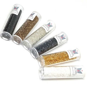 MIYUKI delica beads Assortment of 6 Classic Colors 11/0 - 7 gr each Tube