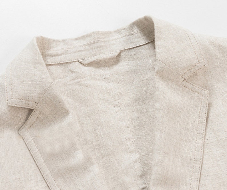 Men's Linen Suit Jacket 100% Linen Suit Jacket - Etsy