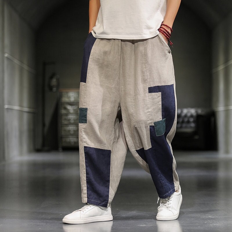 Mens Linen Pants, Summer Pants, Lounge Pants, Linen Trousers, Gift