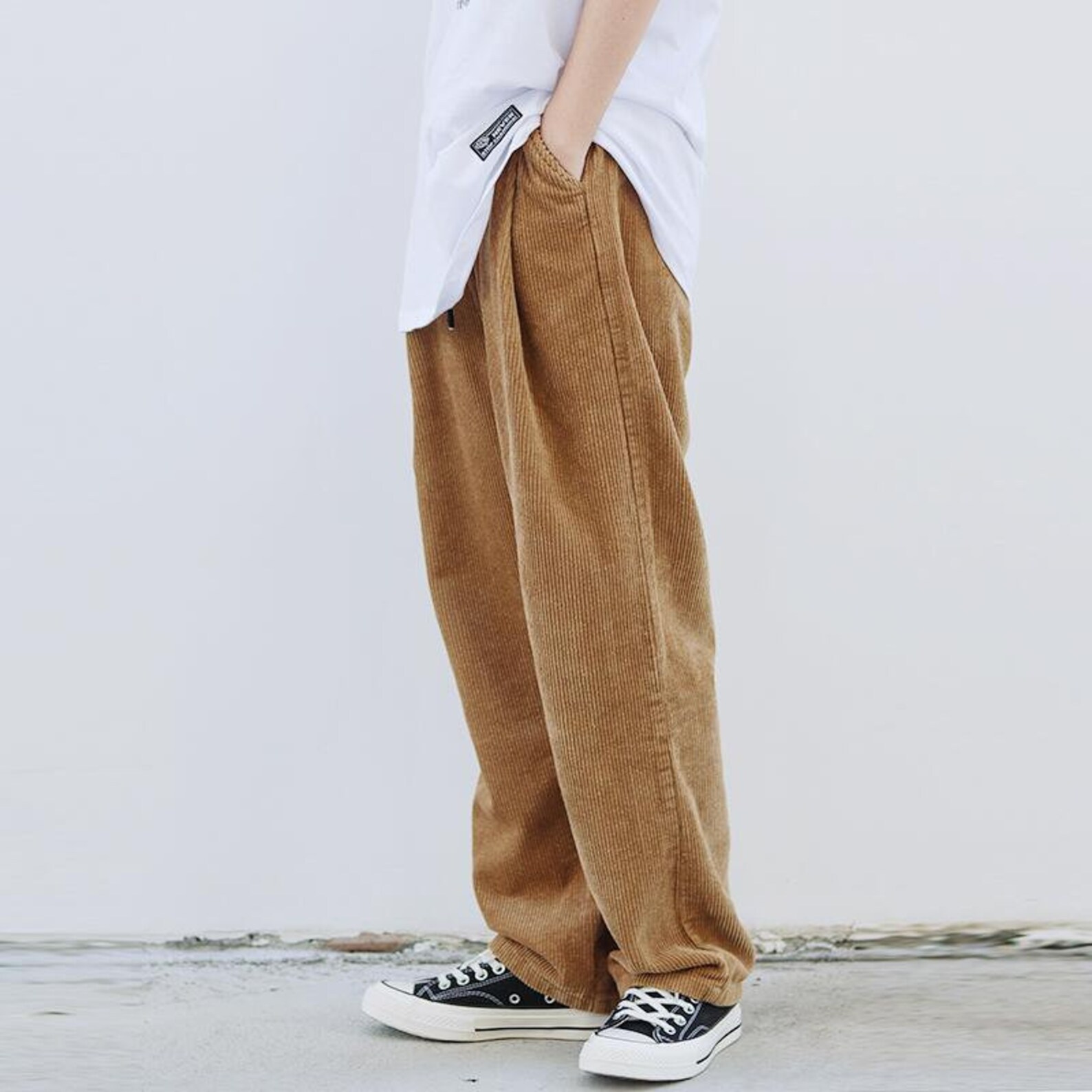 Corduroy Pants for Men Winter Corduroy Tapered Pants Autumn Etsy