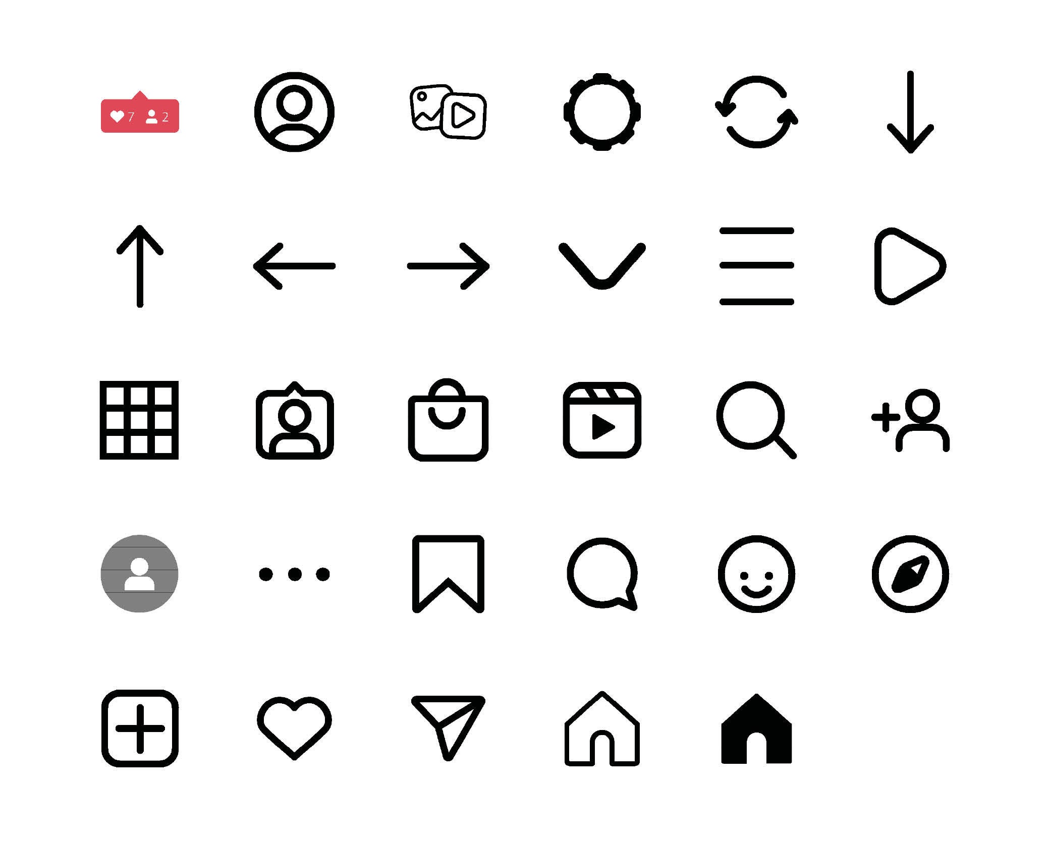 Instagram Vectorial Social Media Icons .svg .png. Instagram Icons ...