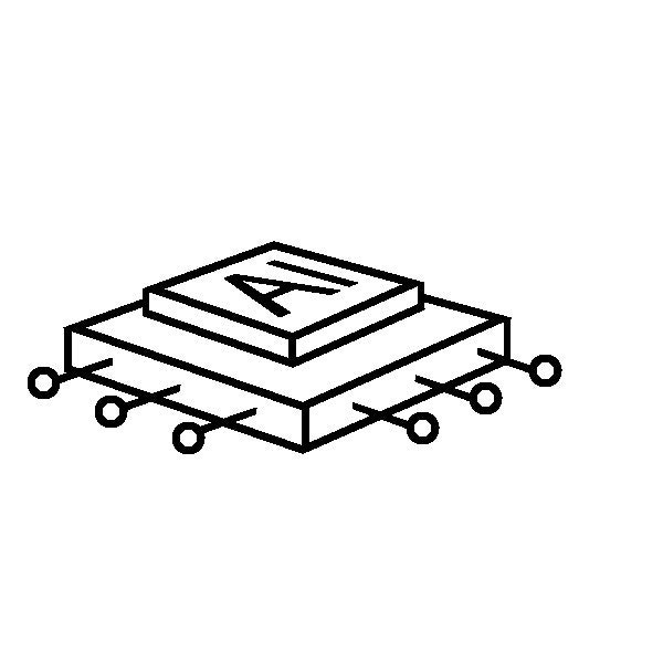 Artificial Intelligence Icon Vector AI Symbol Tools .svg Advanced