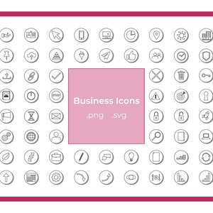 Vectorial Profesional Business Icons for Powerpoint Presentation. Corporate Icons vector (.svg) Icon pack. Business Icon pack for slides