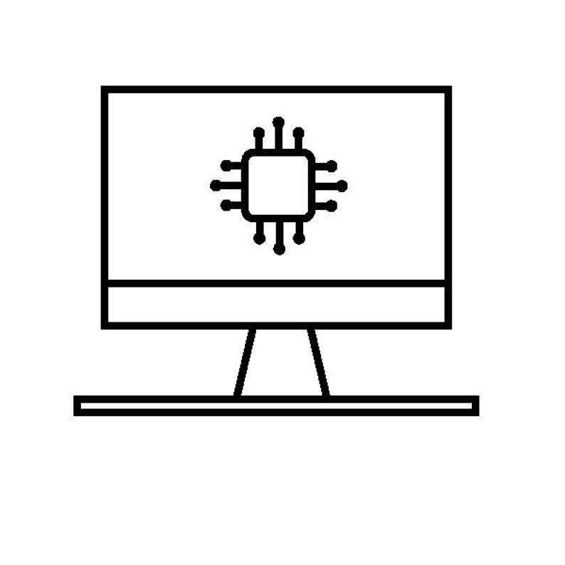 Artificial Intelligence Icon Vector AI Symbol Tools .svg Advanced