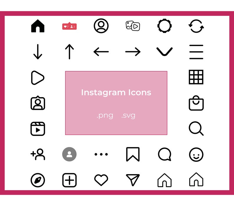 Instagram Vectorial Social Media Icons (.svg .png). Instagram Icons ...