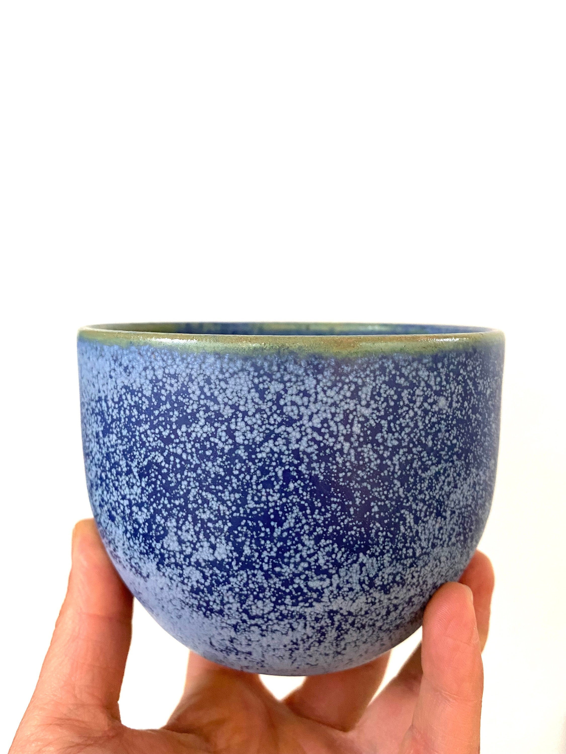 Grand Bol en Grès Bleu.