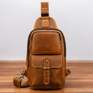 Leder Schnittmuster | Ledertasche Muster | PDF Leder Schnittmuster | Anfängermuster | Leder Vorlagen | DIY Leder Muster | Einfache Muster Bild 5