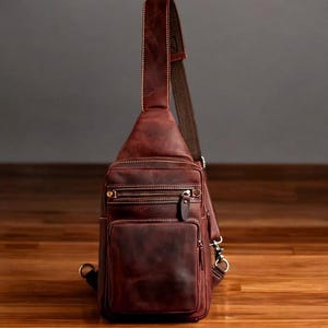 Leder Schnittmuster | Ledertasche Muster | PDF Leder Schnittmuster | Anfängermuster | Leder Vorlagen | DIY Leder Muster | Einfache Muster Bild 7