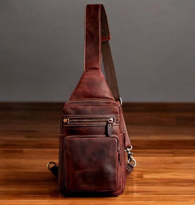 Leder Schnittmuster | Ledertasche Muster | PDF Leder Schnittmuster | Anfängermuster | Leder Vorlagen | DIY Leder Muster | Einfache Muster Bild 7