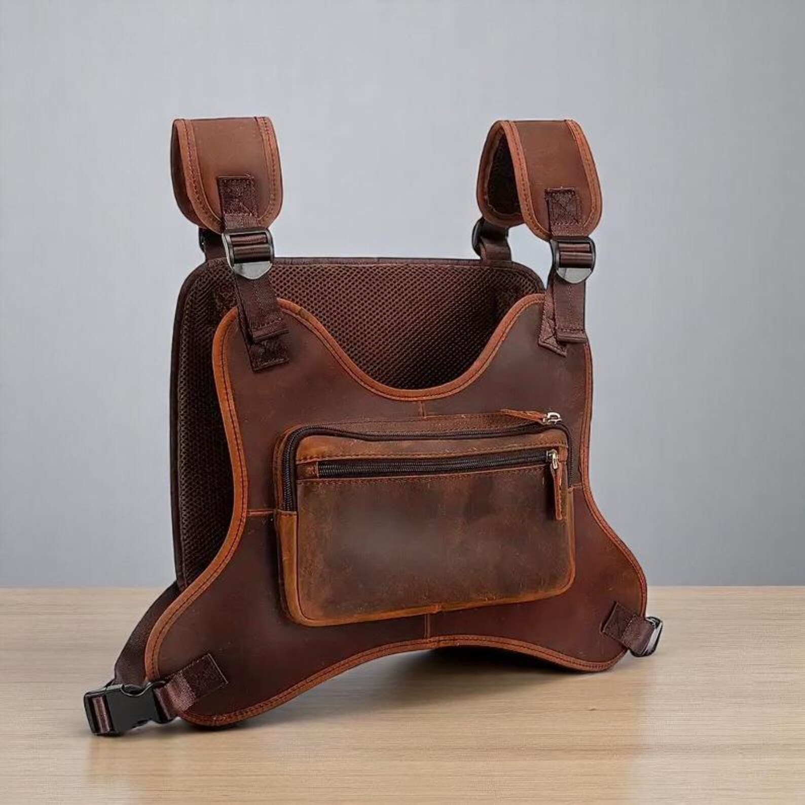 Leather Chest Rig Bag Pattern | Leather Pattern | PDF Leather Pattern ...