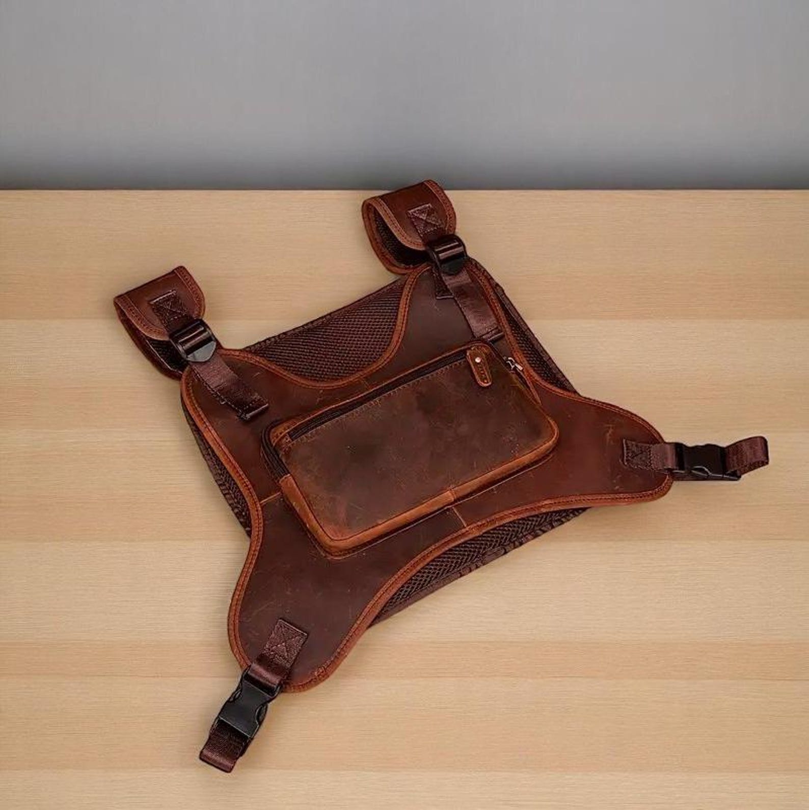Leather Chest Rig Bag Pattern | Leather Pattern | PDF Leather Pattern ...