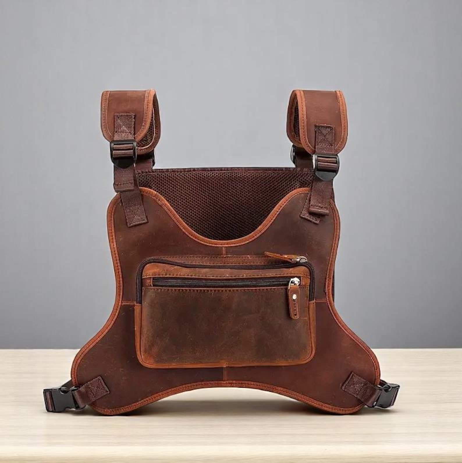 Leather Chest Rig Bag Pattern | Leather Pattern | PDF Leather Pattern ...