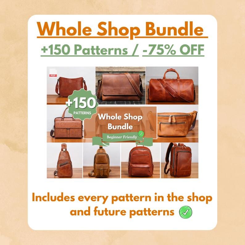 Leather Chest Rig Bag Pattern | Leather Pattern | PDF Leather Pattern ...