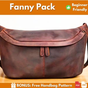 Leder Bauchtasche Muster | Leder Muster | Leder Gürteltasche Muster | Sling Bag Muster | Umhängetasche Muster | Gürteltasche Muster