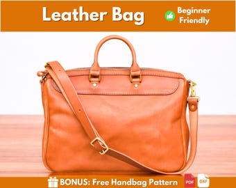 Leather Bag Pattern Leather Pattern PDF Leather Pattern Bag