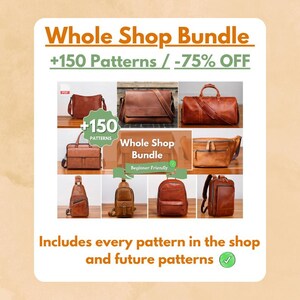 Leather Sling Bag PDF Pattern | Leather Pattern | Beginner Pattern | Sling Bag Pattern | Crossbody Bag Pattern | Leather Bag | PDF Download image 9