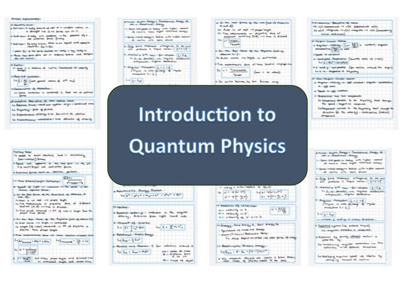 Introduction to quantum physics etsy
