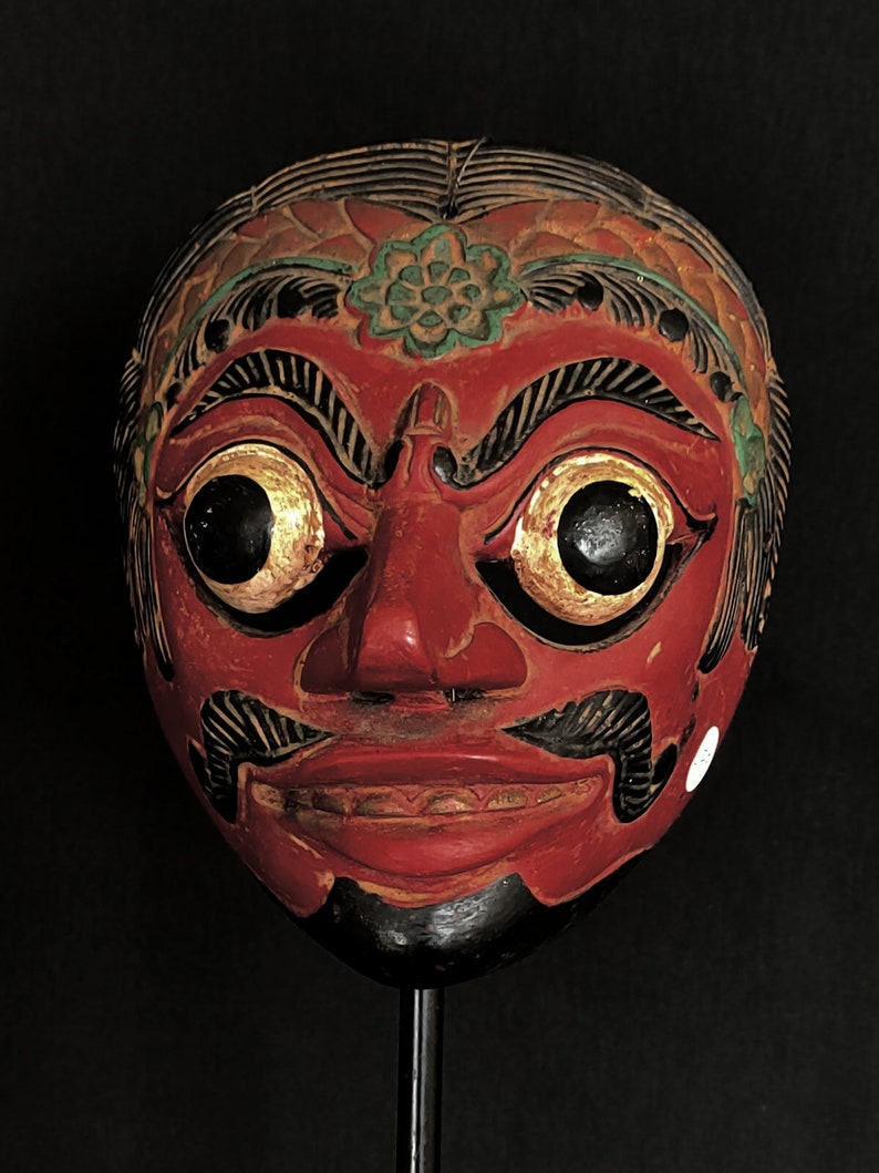 Authentic Topeng Mask From Java Etsy