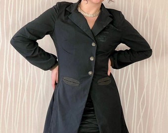 Y2K Cop Copine Asymmetrical Jacket – Deconstructed Utility Blazer