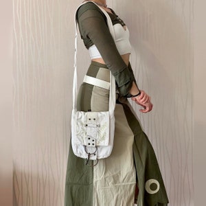 Vintage Diesel Tasche Cyber Y2K Gorpcore Cargo Techwear Schultertasche