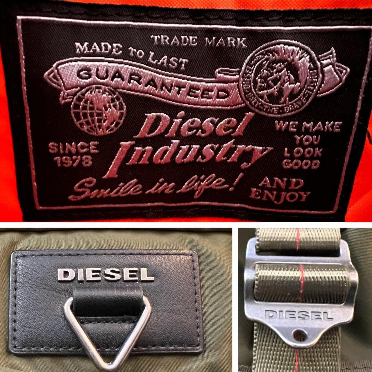 Diesel Men Vhtf Y2K 00S Archive Tech Messenger Bag Luxury