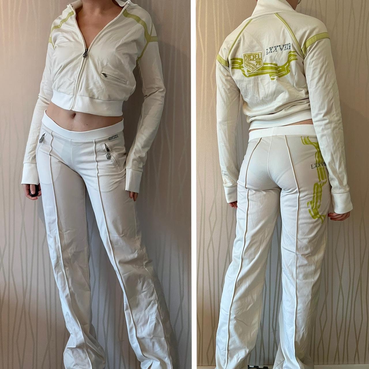 Vintage Diesel Tracksuit Y2K Two Piece Set Sweat Suit
