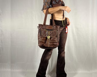 Vintage Diesel Messenger Bag Cargo Bag Y2K Techwear Utility