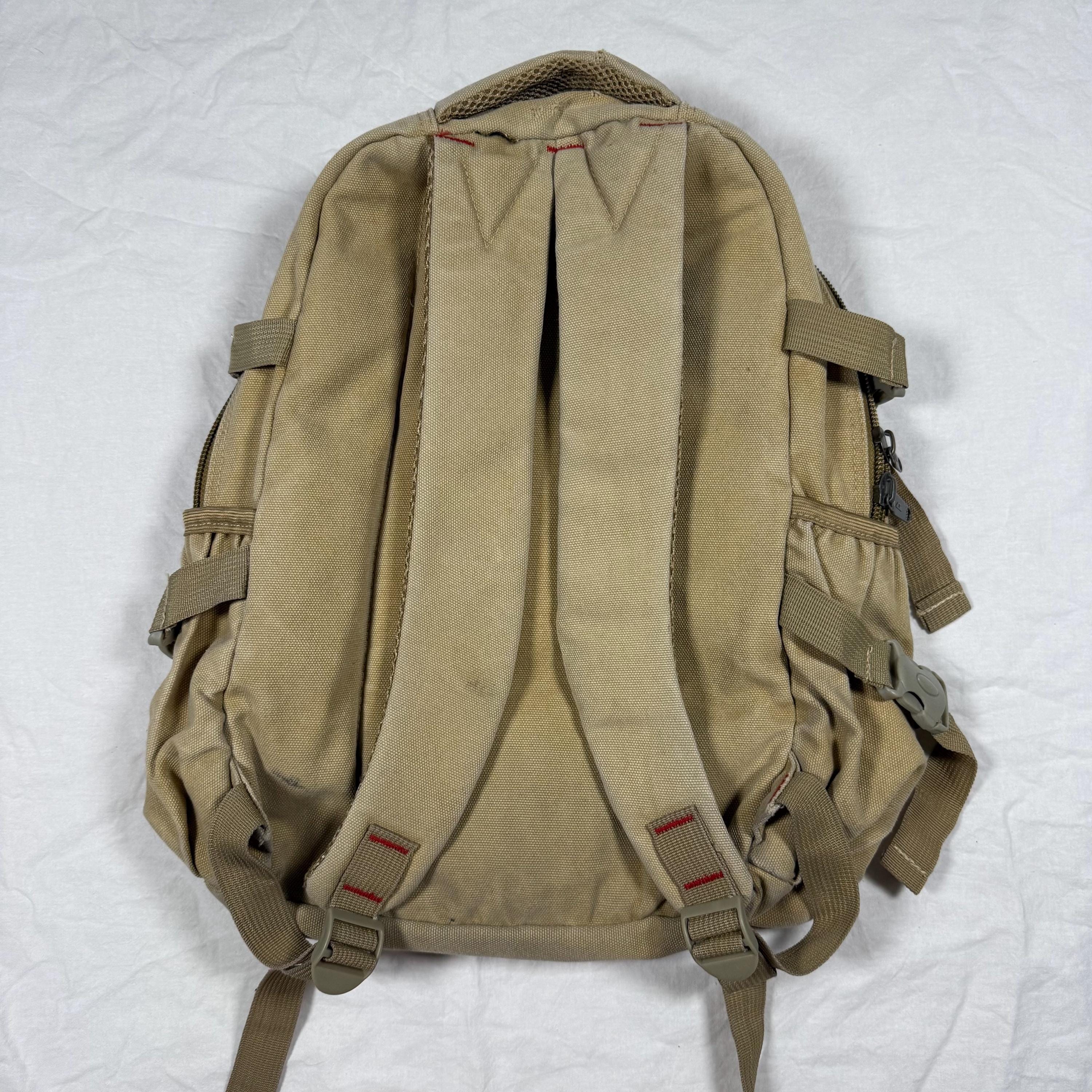 DIESEL VINTAGE Y2K FLAP LIGHTWEIGHT BACKPACK Y2K Vintage Diesel Canvas Cargo Backpack – Techwear  main image 4