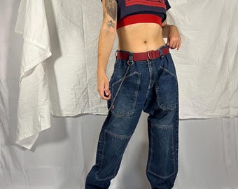 90s 00s \"cop・copine\" design cyber pants cop copine vintage cyber set, that consists of 2 | Depop