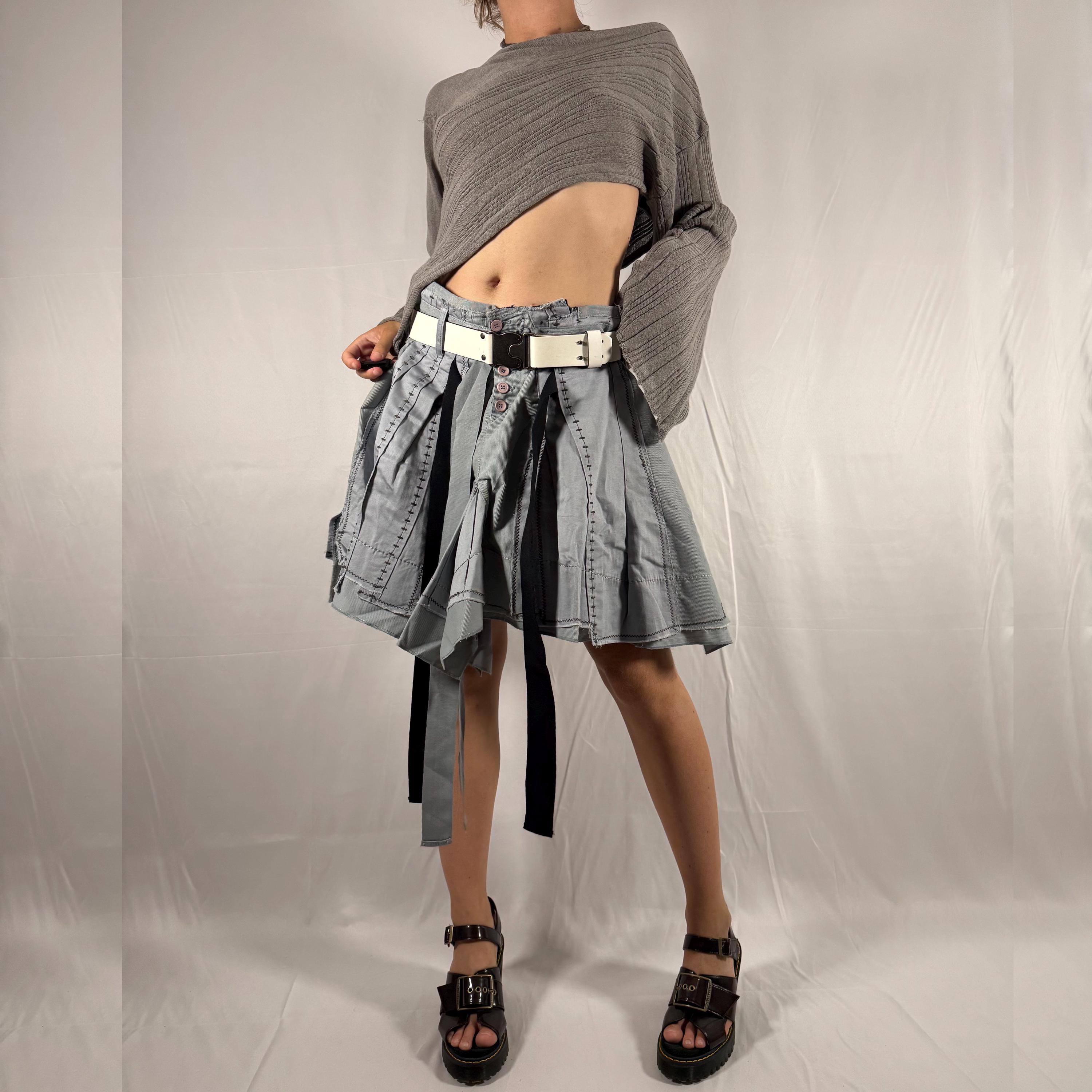 Y2K Vintage Marithé + François Girbaud Deconstructed Layered