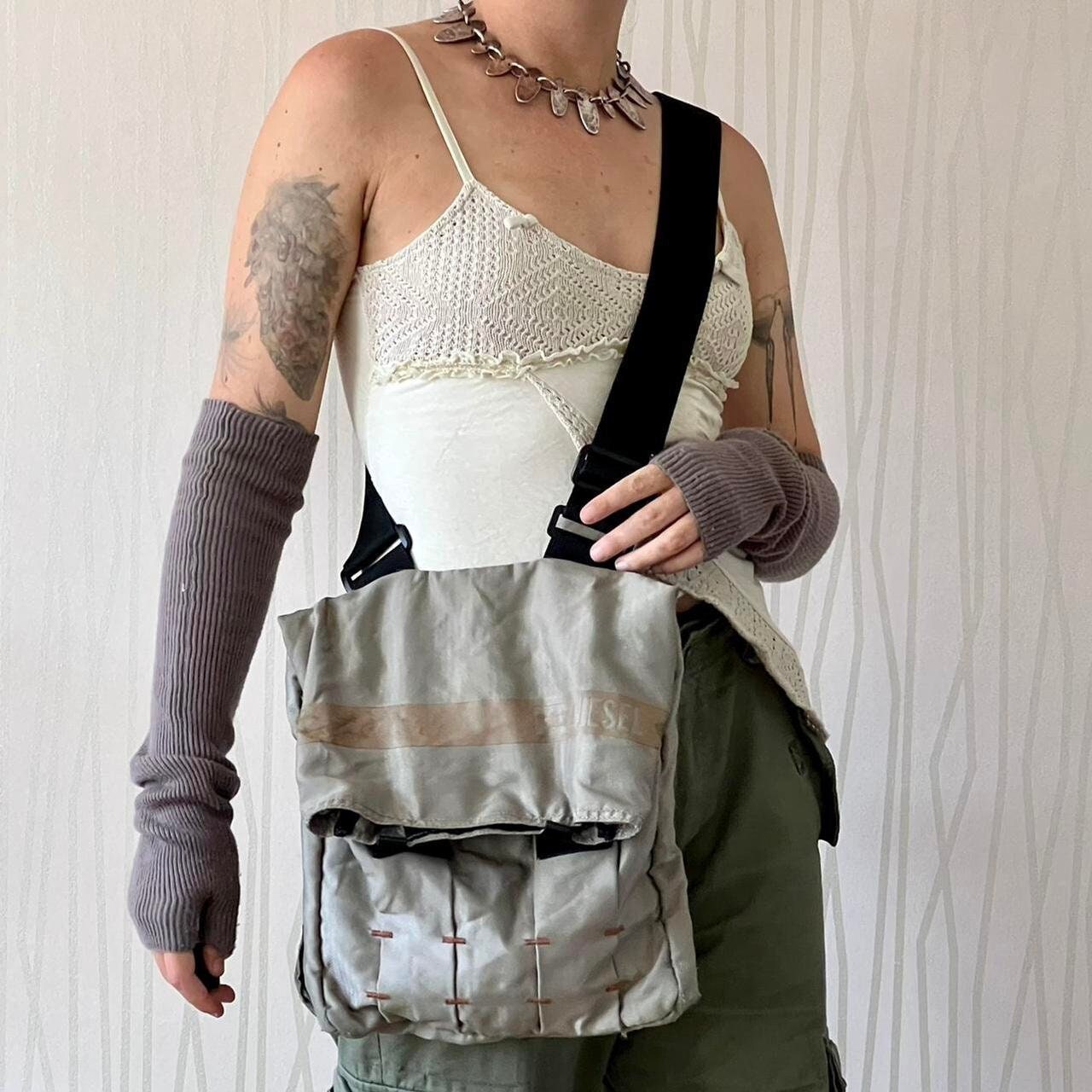 Vintage Diesel Bag Y2K Gorpcore Cyber Utility Techwear Cargo