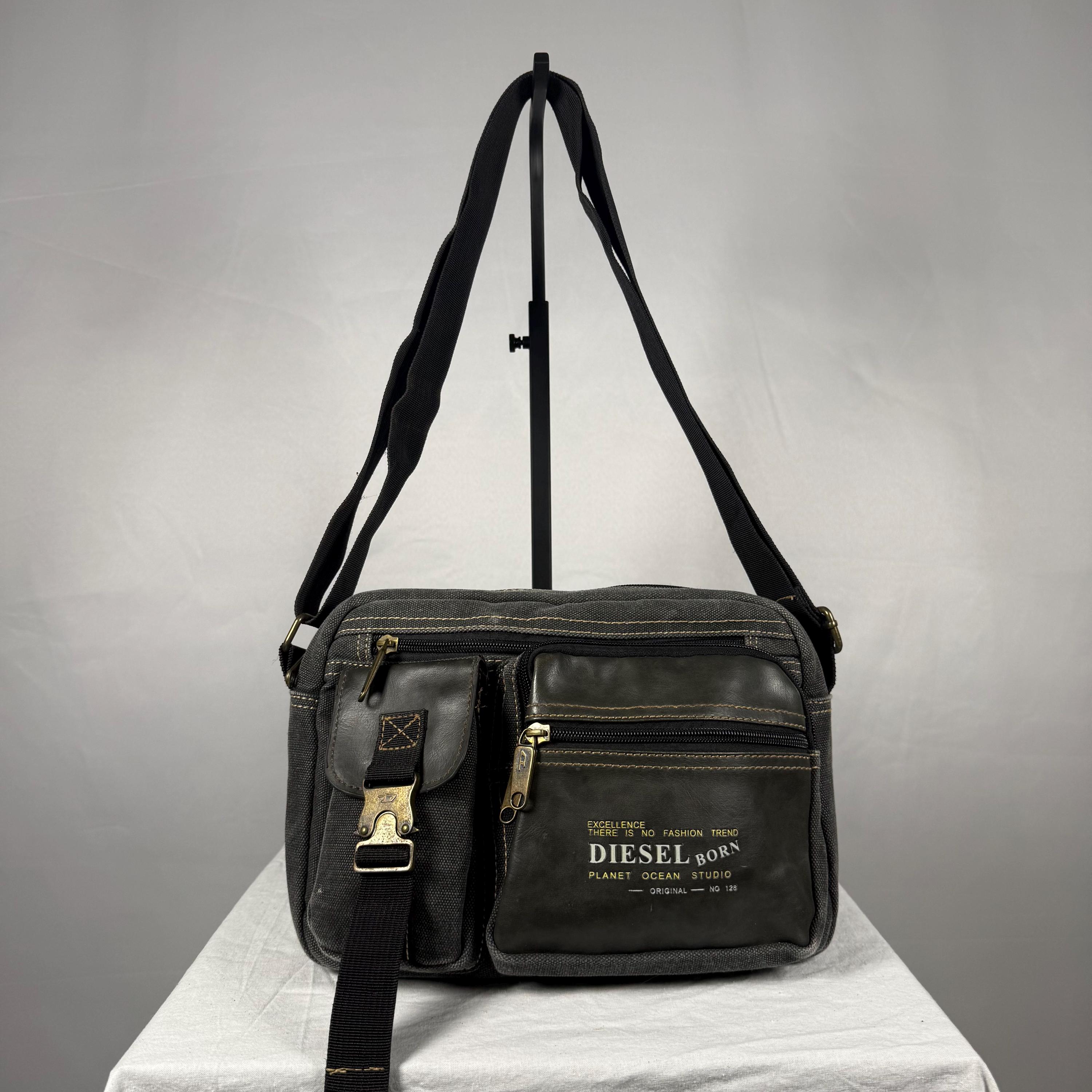 Y2k Leather Diesel Bag - Etsy
