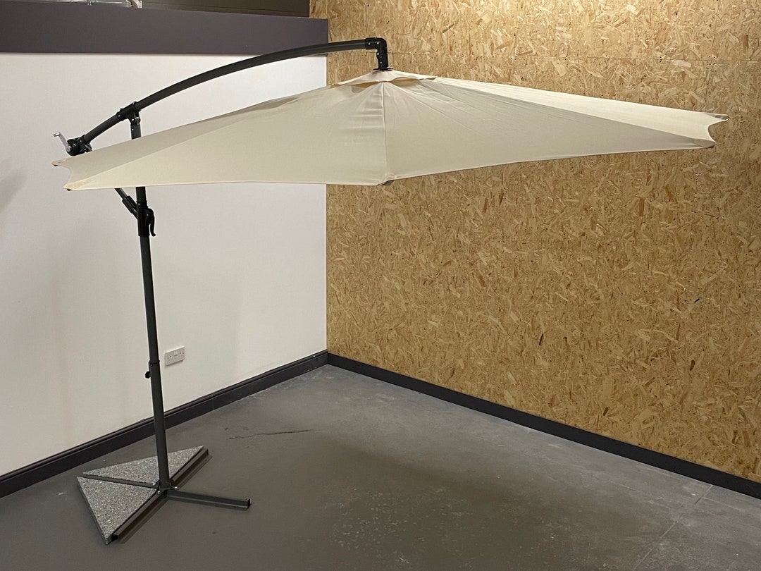 3M Freestanding Overhanging Parasol With Cover Etsy
