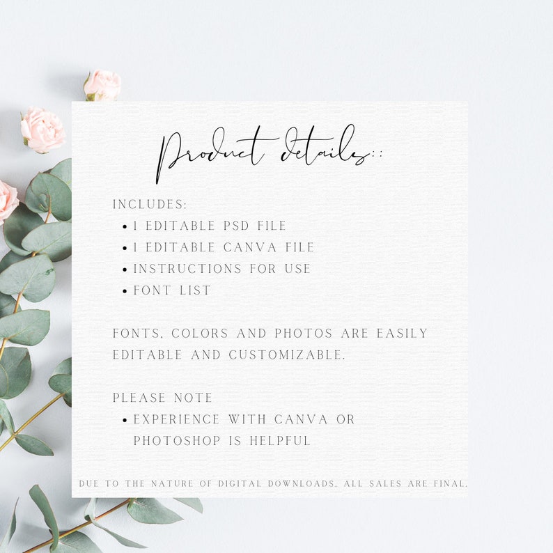 Easter Mini Session Template, Easter Minis, Easter Photo Session Ad, Spring Marketing Board, Photoshop and canva, instant download image 5