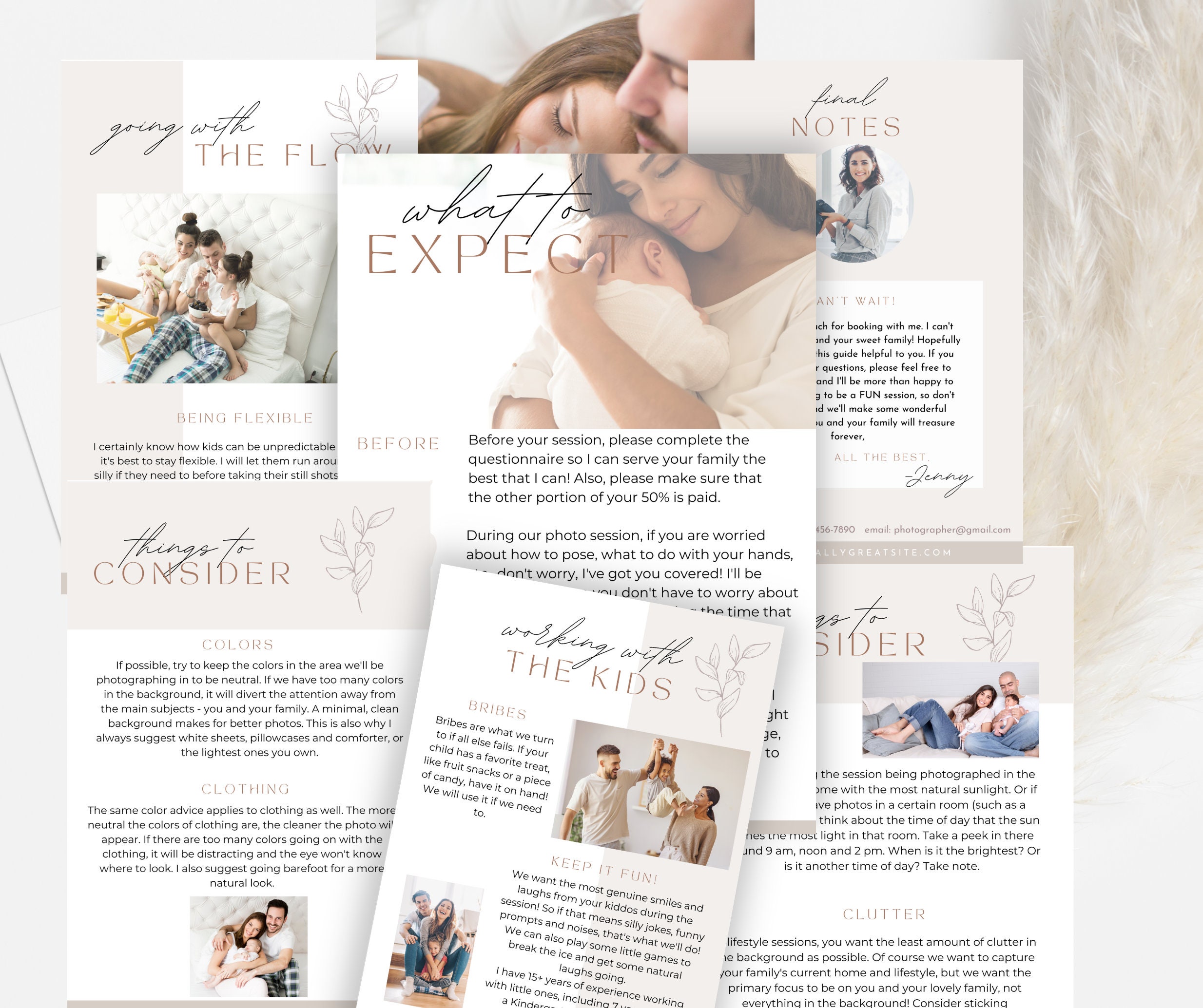 Family Lifestyle Session Prep Guide, What to Wear Style Guide, Canva ...