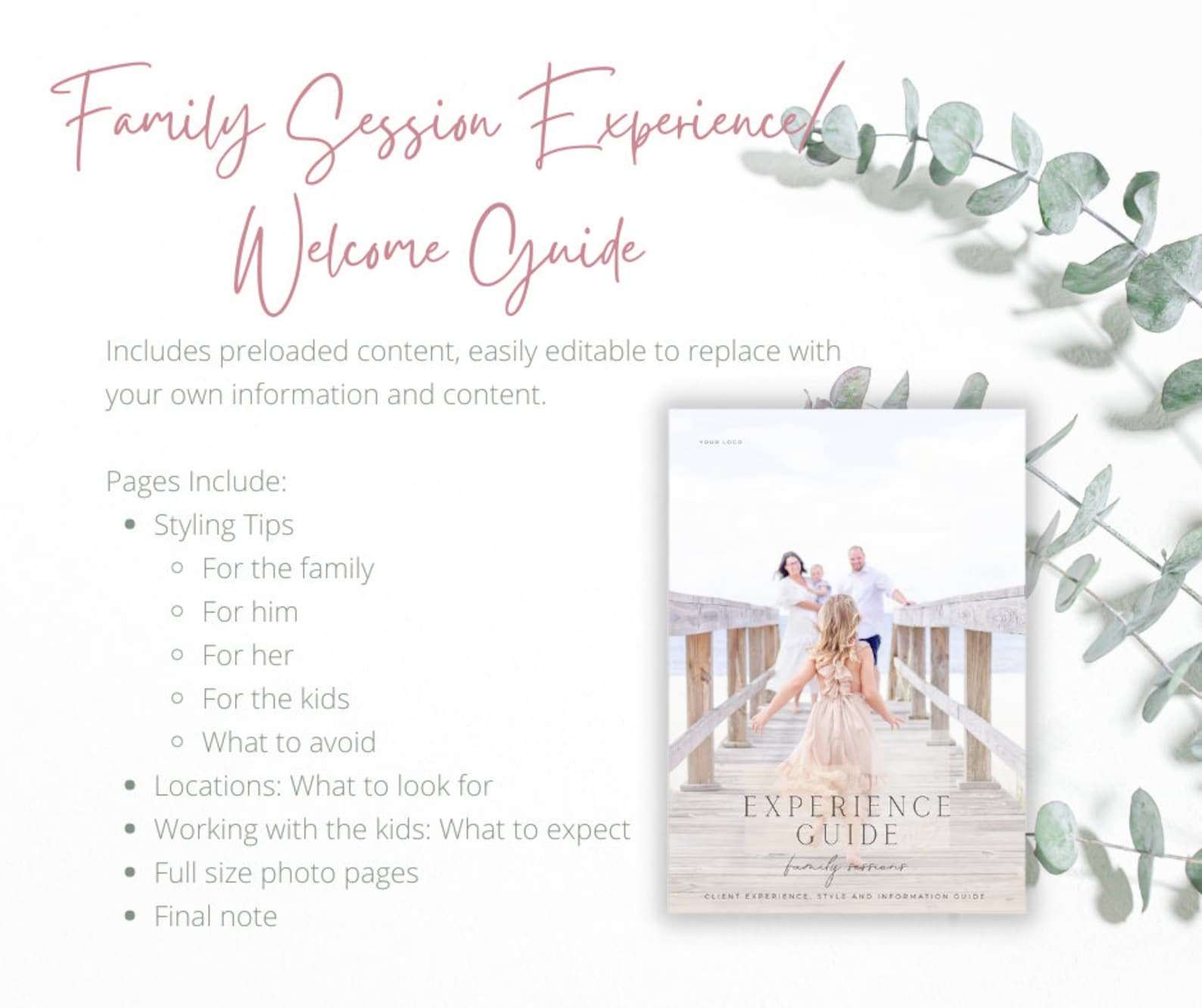 Family Session Prep Guide, What to Wear Style Guide, Family Session ...