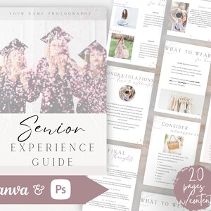 Senior Session Prep Guide, What to Wear Style Guide, Canva Template ...